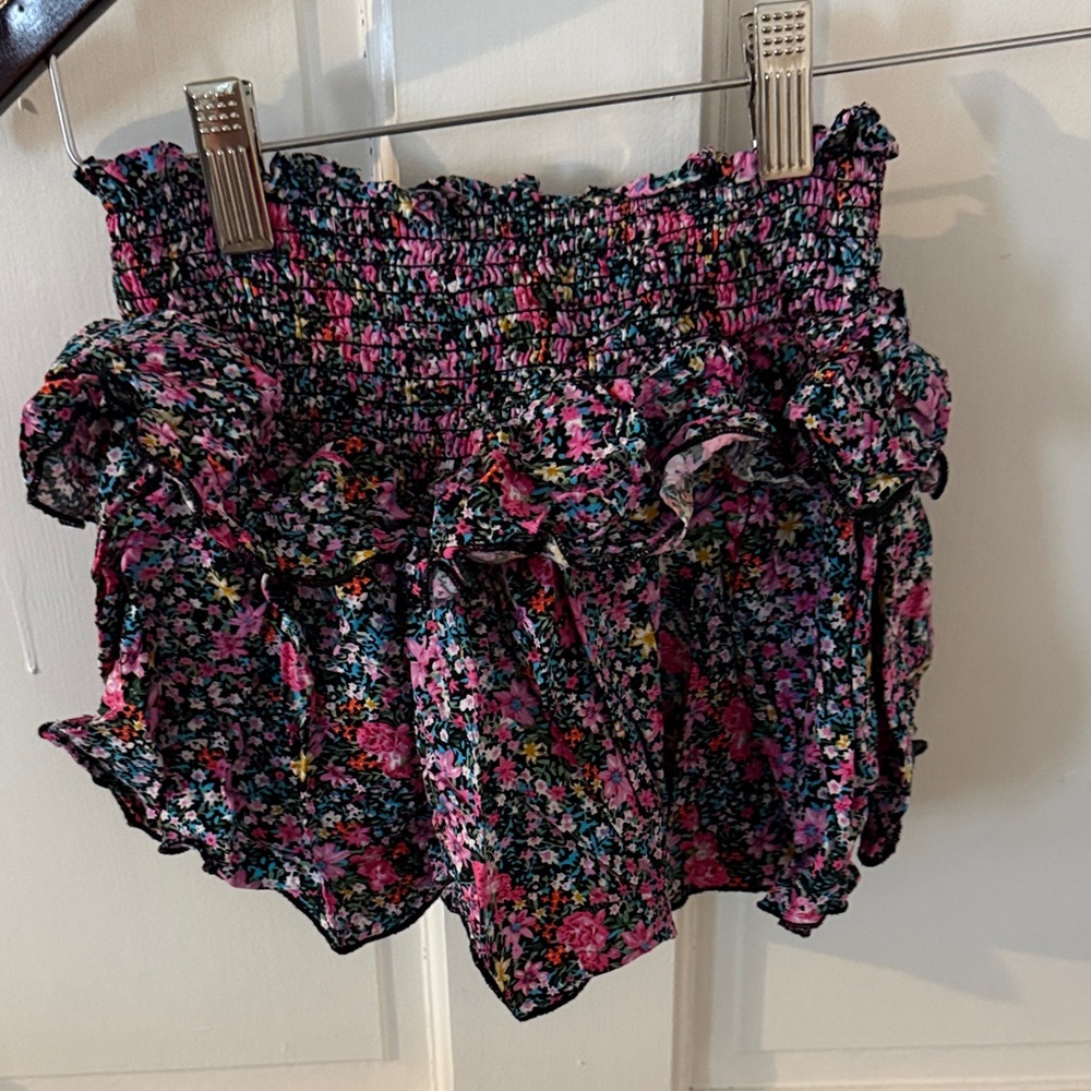 Katie J NYC Multicolor floral skirt